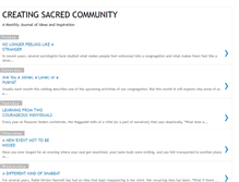 Tablet Screenshot of creatingsacredcommunity.blogspot.com