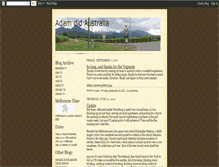 Tablet Screenshot of adamdoesaustralia.blogspot.com