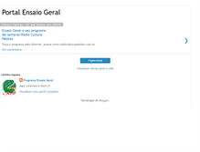 Tablet Screenshot of portalensaiogeral.blogspot.com