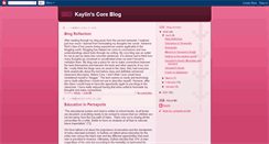 Desktop Screenshot of kaylinscoreblog.blogspot.com