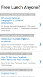 Mobile Screenshot of freelunchanyone.blogspot.com