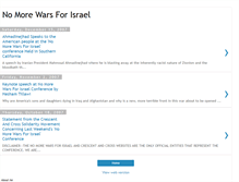 Tablet Screenshot of nomorewarsforisrael.blogspot.com