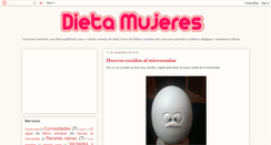 Desktop Screenshot of dieta-mujeres.blogspot.com