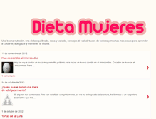 Tablet Screenshot of dieta-mujeres.blogspot.com