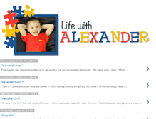 Tablet Screenshot of lifewithalexander.blogspot.com