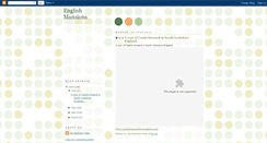 Desktop Screenshot of englishmansions.blogspot.com