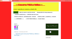 Desktop Screenshot of concursopublicoonline.blogspot.com