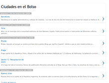 Tablet Screenshot of ciudadesenelbolso.blogspot.com