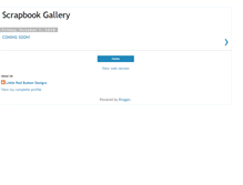 Tablet Screenshot of littleredbuttondesignsscrapbook.blogspot.com