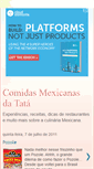 Mobile Screenshot of comidasmexicanasdatata.blogspot.com