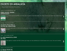 Tablet Screenshot of escritoenandalucia.blogspot.com