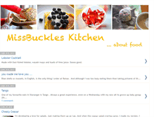 Tablet Screenshot of missbuckleskitchen.blogspot.com