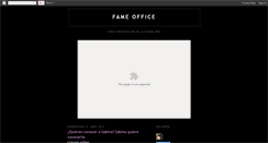 Desktop Screenshot of fameoffice.blogspot.com