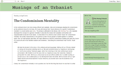 Desktop Screenshot of musingsofanurbanist.blogspot.com