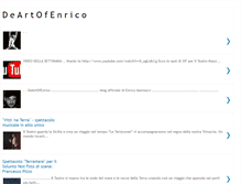 Tablet Screenshot of deartofenrico.blogspot.com
