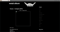 Desktop Screenshot of metalalbum.blogspot.com
