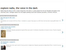 Tablet Screenshot of explore-radio.blogspot.com