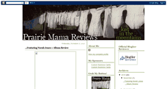 Desktop Screenshot of prairiemamareviews.blogspot.com