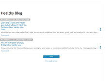 Tablet Screenshot of healthybodyfit.blogspot.com