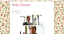 Desktop Screenshot of helloeleanor.blogspot.com