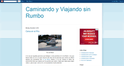 Desktop Screenshot of caminandoyviajandosinrumbo.blogspot.com