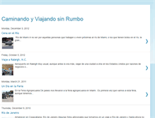 Tablet Screenshot of caminandoyviajandosinrumbo.blogspot.com