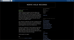 Desktop Screenshot of nervehold.blogspot.com