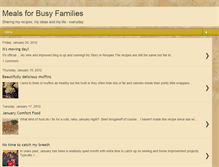 Tablet Screenshot of mealsforbusyfamilies.blogspot.com