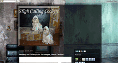 Desktop Screenshot of highcallingcockers.blogspot.com