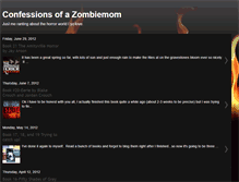 Tablet Screenshot of confessionsofazombiemom.blogspot.com