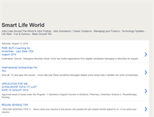 Tablet Screenshot of jobslinksaroundtheworld.blogspot.com