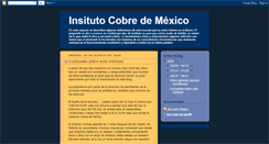 Desktop Screenshot of institutocobredemexico.blogspot.com