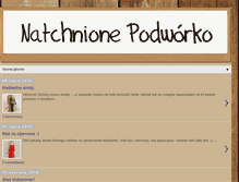 Tablet Screenshot of natchnione-podworko.blogspot.com