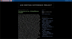 Desktop Screenshot of davidwritingdifferenceproject.blogspot.com