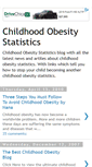 Mobile Screenshot of childhood-obesity-statistics.blogspot.com