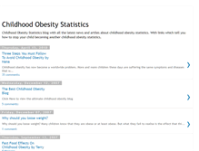 Tablet Screenshot of childhood-obesity-statistics.blogspot.com
