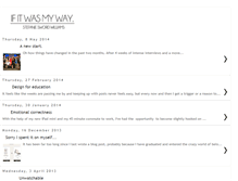 Tablet Screenshot of ifitwasmyway.blogspot.com