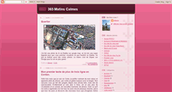 Desktop Screenshot of 365matinscalmes.blogspot.com
