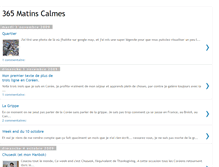 Tablet Screenshot of 365matinscalmes.blogspot.com