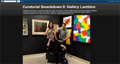 Desktop Screenshot of curatorialsmackdown.blogspot.com