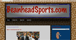 Desktop Screenshot of beanheadsports.blogspot.com