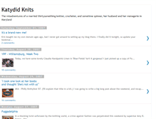 Tablet Screenshot of katydidknits.blogspot.com