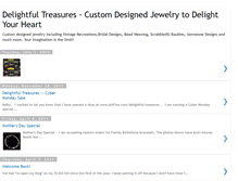 Tablet Screenshot of delightful-treasures.blogspot.com