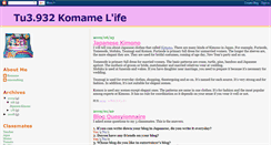 Desktop Screenshot of komamemame.blogspot.com