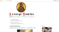 Desktop Screenshot of exsurge-christe.blogspot.com