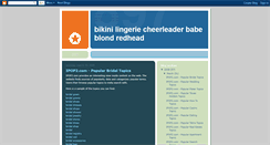 Desktop Screenshot of bikini-lingerie-cheerleader-babes.blogspot.com