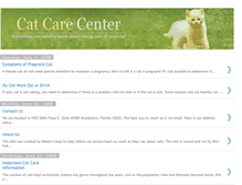 Tablet Screenshot of catcarecenter.blogspot.com