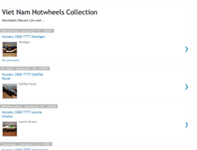Tablet Screenshot of hotwheelsvn.blogspot.com