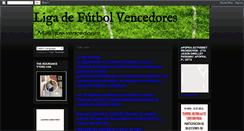 Desktop Screenshot of futbolvencedores.blogspot.com