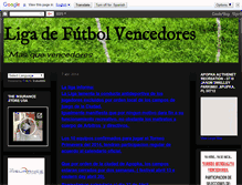 Tablet Screenshot of futbolvencedores.blogspot.com